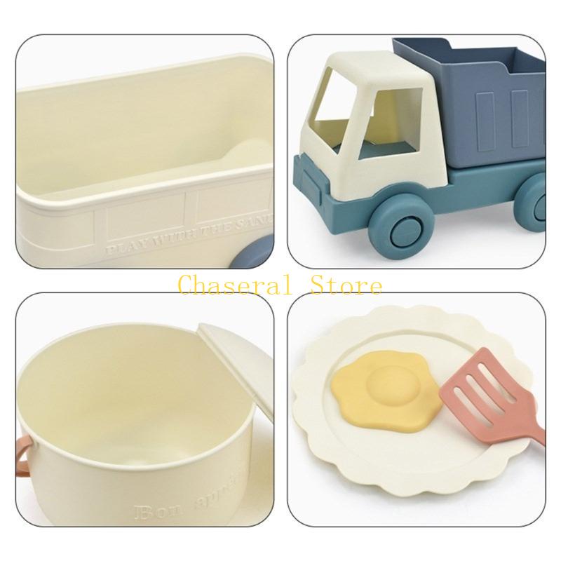 E7Ce Children'S 6/8 Pieces Sand And Water Play Set Digging Sand Beach Toy Set For Ages 3+ Fun Game