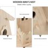 Outside Bird House Outdoor Birdhouse Room Multipurpose Wood DIY Hanging Hummingbird