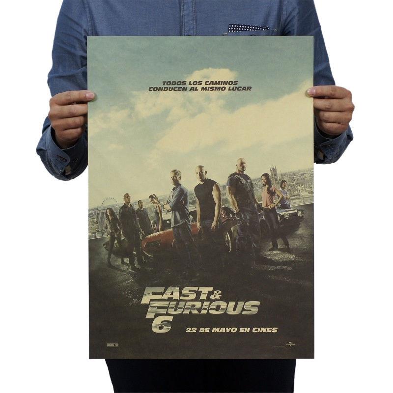 Póster de Película Clásica Nostálgico Titanic Fast and Furious Decoración de Pared para Bar Cafetería Pintura