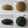 Elastic Women Wool Beret Warm British Beanie Hat Vintage Painter Cap  Winter