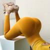 New peach hip yoga pants high waist nude sports leggings seamless hip lifting fitness leggings
