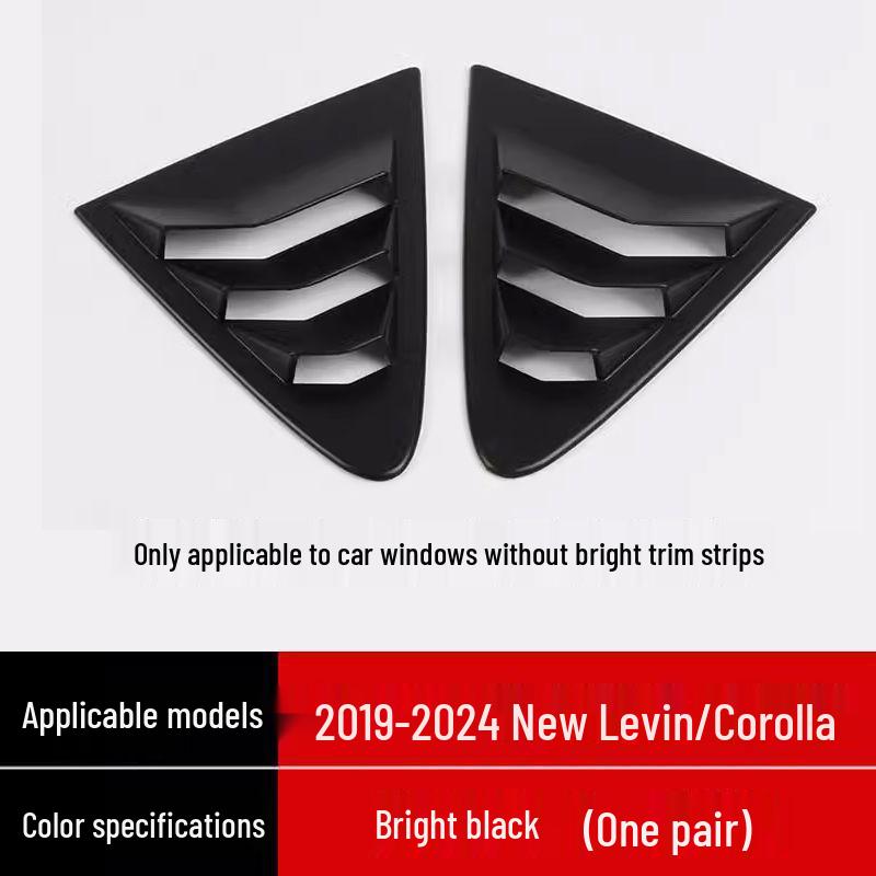 New Levin Corolla Rear Window Shark Gill Decorative Stickers