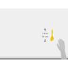 Delish Kitchen Pearl Metal Rice Paddle, Yellow, 18cm, Bento Box, Small Rice Paddle, CC-1336