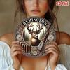 Vintage Metal Sign 8 Inch Remington Classic Flat 2D Wall Art Home Decor