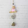 Wind Chimes Attractive Pleasant Voice Decorative Bird House Cage Wind-bell Home Pendant Ornament for Balcony