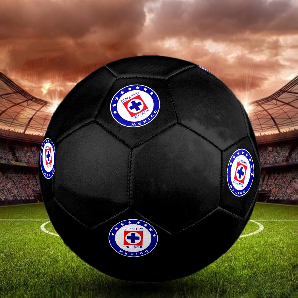Cruz Azul Soccer Ball, colorful, suitable for all ages, machine-stitched, PVC material, competition grade, durable and high bounce