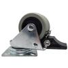 Caster set 4 pcs double wheels brake 50mm 300kg polyurethane