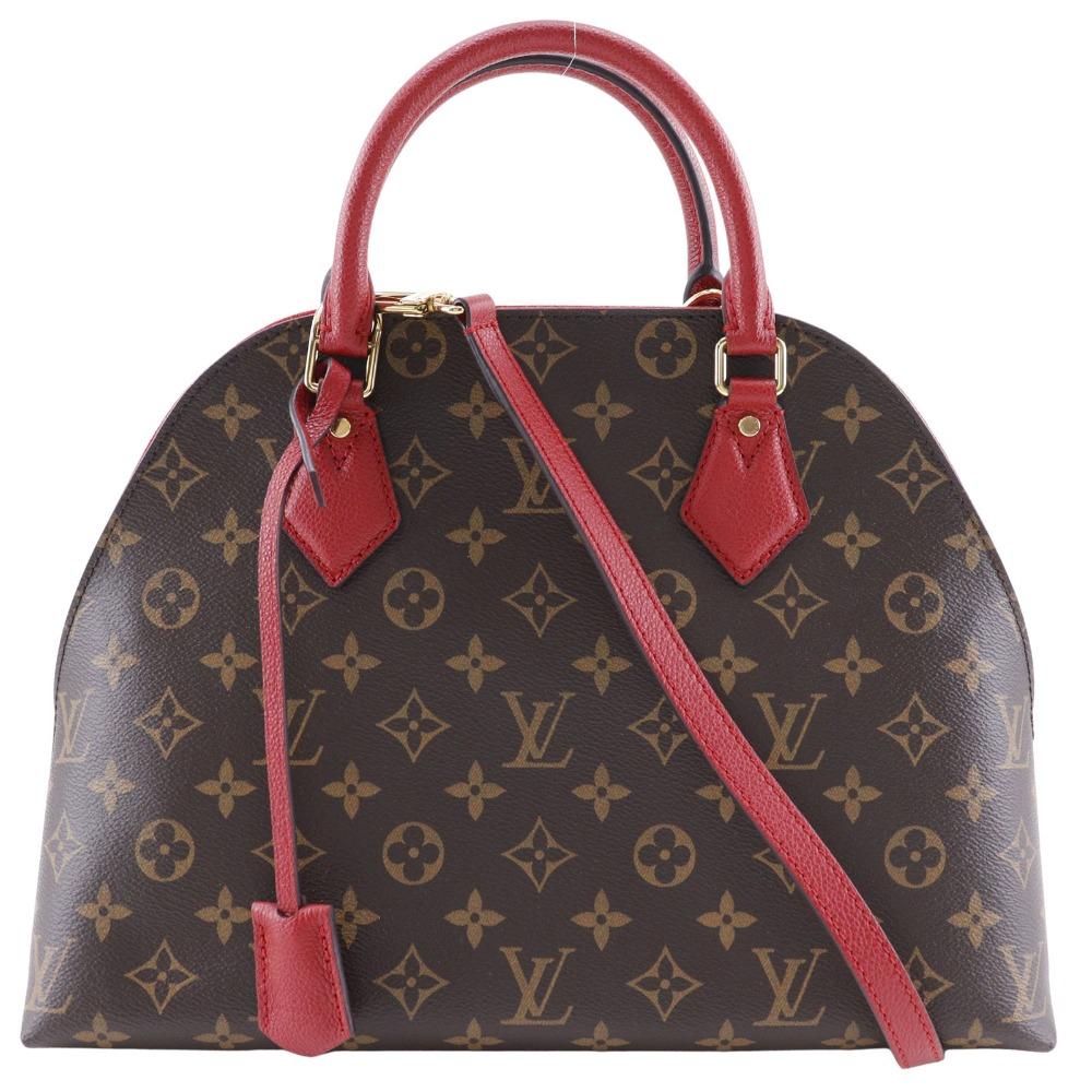 

LOUIS VUITTON Almabag Into Handbag M41779 Rouge Brown / red Monogram canvas Women Used