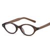 Oval Shape Woman Glasses Frames Rivets Decoration Blue Light Blocking Men Eyewear European American Style Eyeglass Frame Women