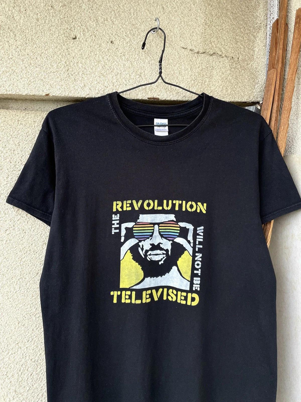 Vintage Y2K Gil Scott Heron The Revolution Will Not Be Televised T-Shirt Size M S