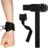 1pair Portable Non-Slip Weight Lifting Straps Heavy Duty Enhanced Grip Wrist Support Straps D Ring Training Straps Workout
