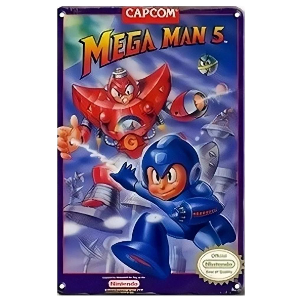 Retro klassisches Spiel Poster Metallplatte Blechschild Vintage Gamer Zimmer Kunst Aufkleber Dekor Plakette personalisierte Mann Höhle Dekoration