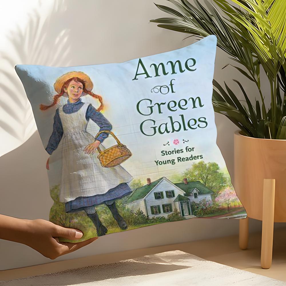 Classic Anne of Green Gables Pillow Case Home Living Room Decoration Linen Pillow Cases Cushion Cover