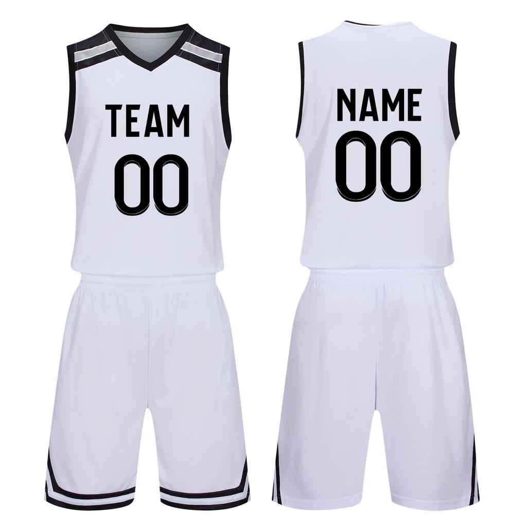 Basketball Custom Clothes Kids And Adult Basketball Suit Classic Tops + Pants Basketball Jerseys Suit Set