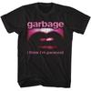 Müll Ich glaube, ich bin paranoid Lippen Herren T-Shirt Rockband Musik Tour Merch