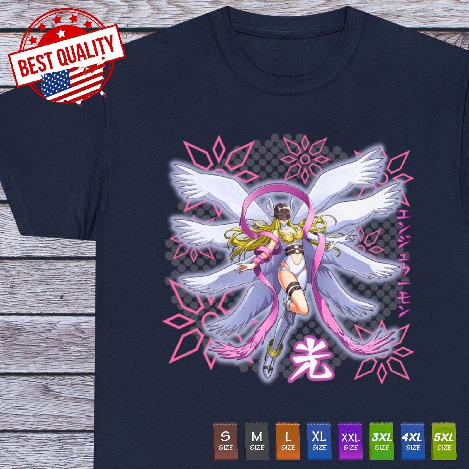 

Ange womon T Shirt Tee 90s Anime Clothing Cosplay Manga Japanese Waifu S