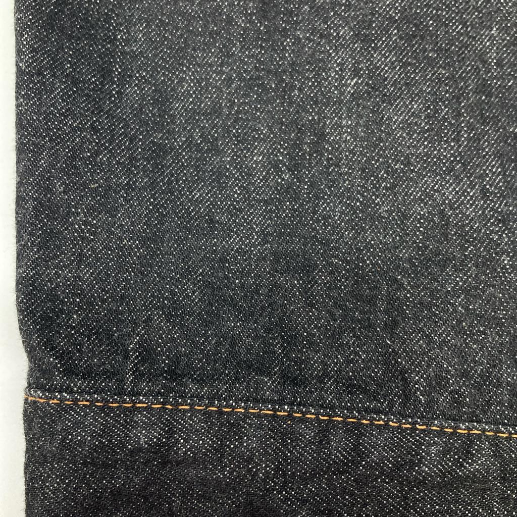 Leno MOONLOID Exclusive BRENDA Black Cotton Cinch Back Denim Trucker Jacket Jacket OO blackUsed