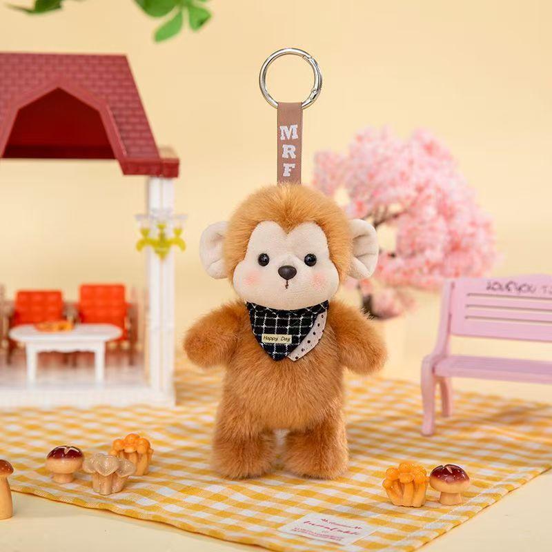 Scented Rabbit Plush Keychain - Fluffy Backpack Clip Gift