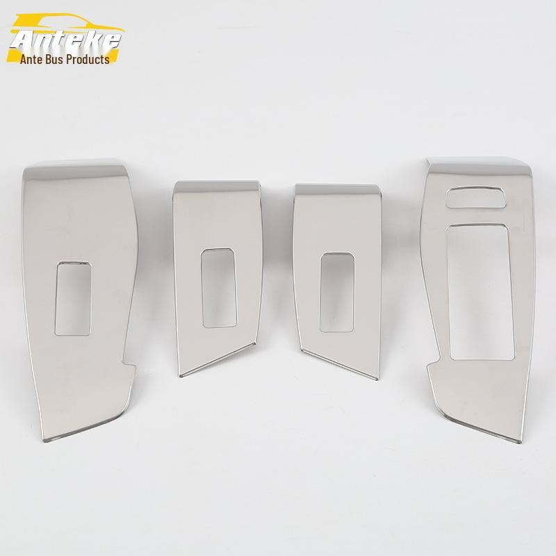 Fits 18 Models: 360 Glass Switch & Car Door Armrest Lift Button Decorative Panel.
