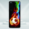 Sport Fußball Handyhülle Für Sony Xperia 1 VIII 10 VII 5 VI V IV III II XZ5 XZ4 XZ3 XZ2 XA2 L3 6 7 8 Benutzerdefinierte Foto Rückseite