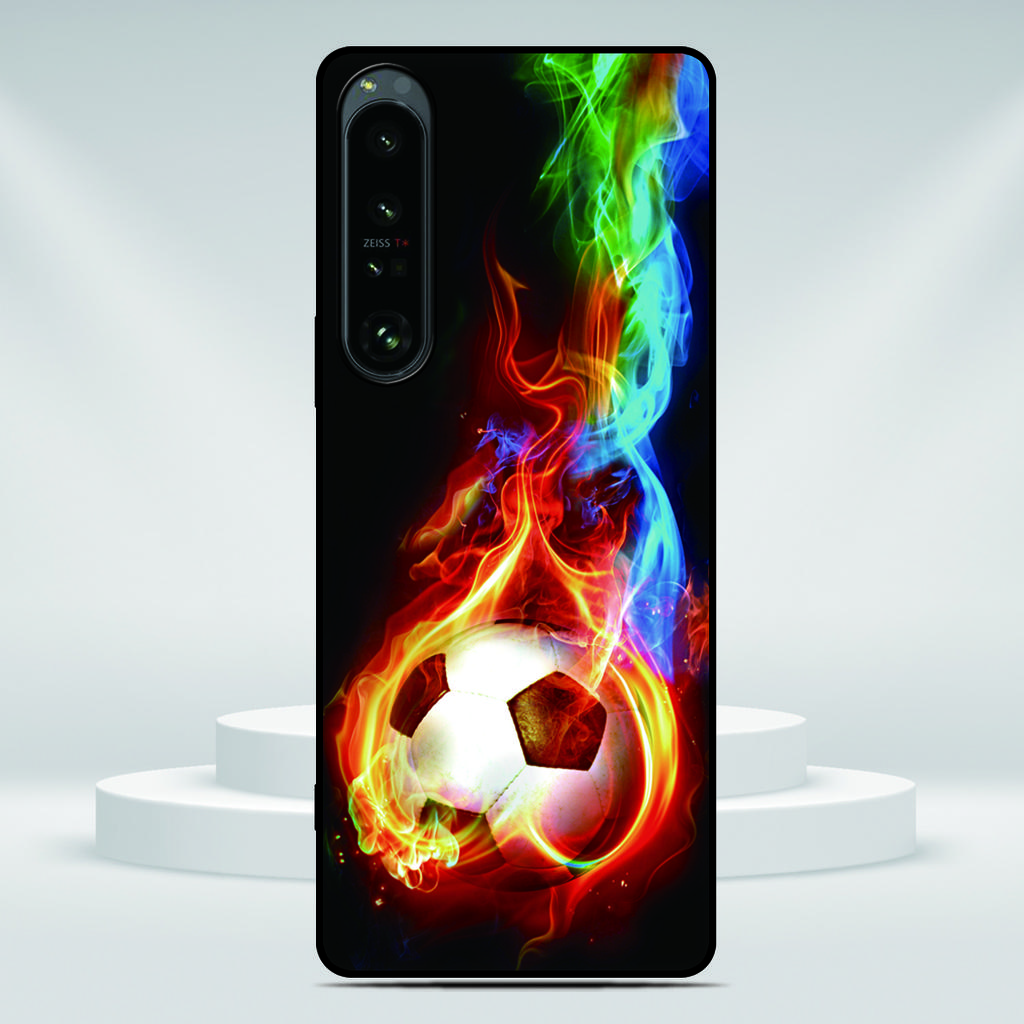Sport Fußball Handyhülle Für Sony Xperia 1 VIII 10 VII 5 VI V IV III II XZ5 XZ4 XZ3 XZ2 XA2 L3 6 7 8 Benutzerdefinierte Foto Rückseite