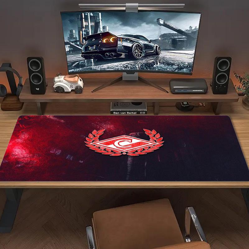 FC Spartak Moscow Color Mouse Pad Large Gaming Table Cushion Non-slip Laptop Tablet Big Mousepad XXL Mat Mini PC Playmat With Lock edge