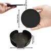 6Pcs High Quality 10cm Diameter Silicone Coasters with Holder Heat Resistant Drink Coasters Waterproof Round Shape Cup Coasters