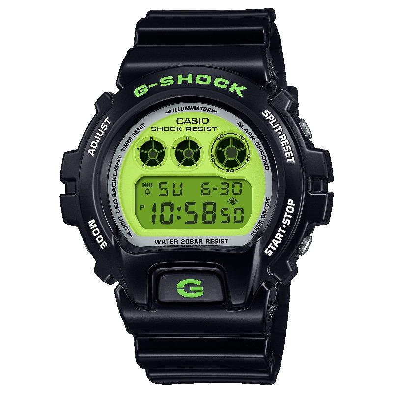 

Casio G-SHOCK Men s Resin 200M Water Resistant Digital Shock Resistant Quartz Watch DW-6900RCS-1 чёрный