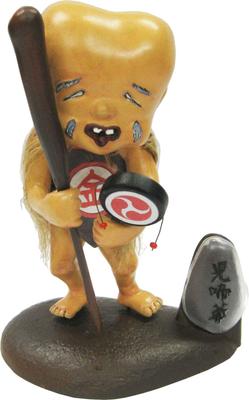 Doyusha Yokai Family Tree Series Konakijii Old Plastic Model 4 [Reprint Edition] (Crying Man) (Human/Animal)