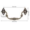 10PCS 9.6*3.7CM Antique Bail Pull Handle Easy Cabinet Handle Vintage Drawer Handle  Wooden Drawer