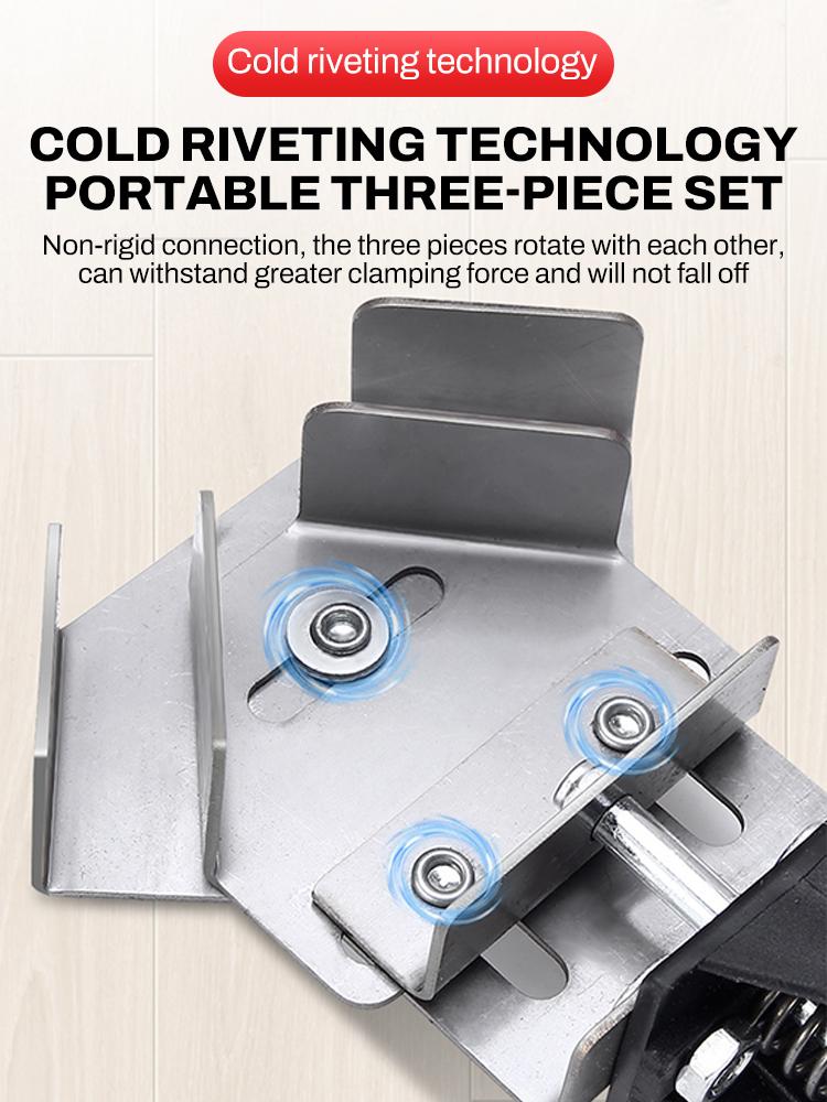 Corner Clamp Stainless Steel 90 Degree Right Angle Clamp Adjustable Woodworking Positioning Square for DIY Framing Welding