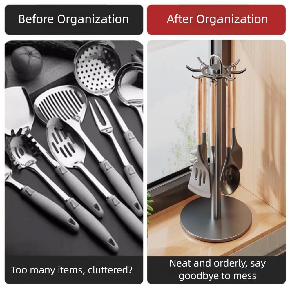 Tragbarer Aufbewahrungshalter Bewegliches Küchenutensilienregal Küchenorganisator