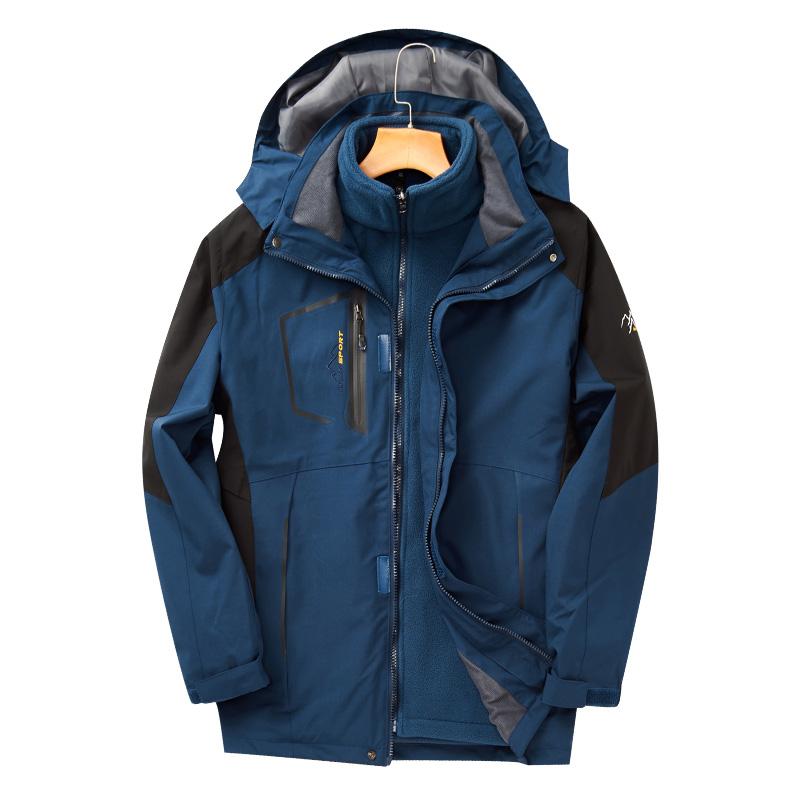 Autumn Winter 3in1 Men Mountaineering Jackets