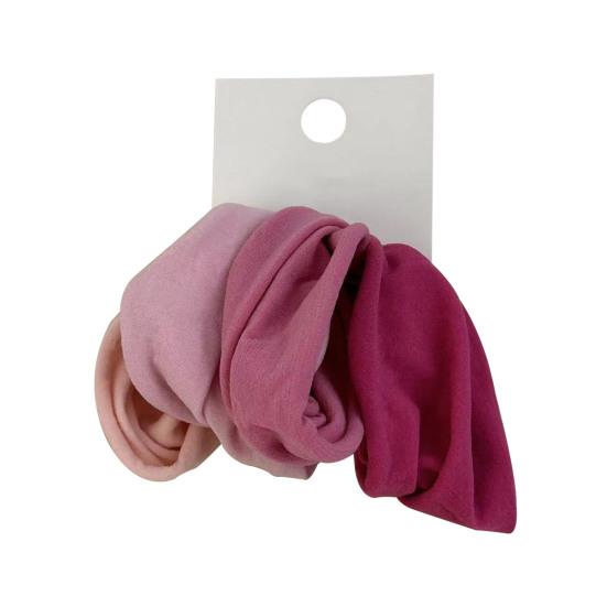 4Pcs Hair Rope Thickened Widened High Elastic Hair Ties Solid Color Ponytail Holders Soft Hair Accessories