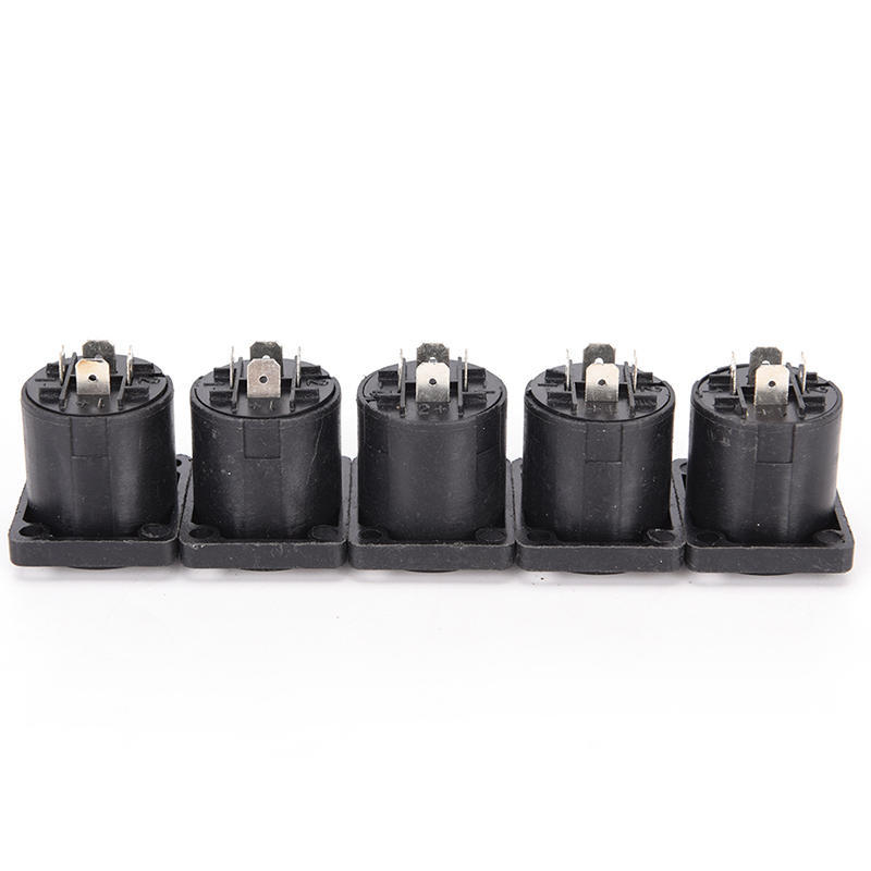 10X Speakon 4 Pin Female Jack Compatible Audio Cable Panel Socket Connector  Sale