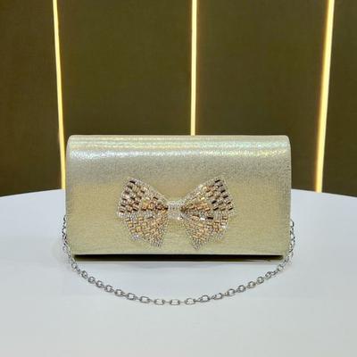 Borsa con Fiocchi, Borsa da Banchetto, Borsa a Spalla Singola di Alta Gamma, Borsa a Tracolla da Sera