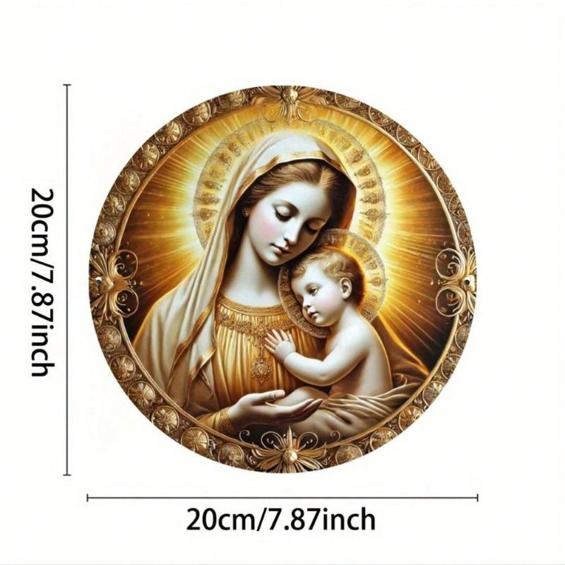 Metal Wall Art Sign Home Decor 20x20 Cm