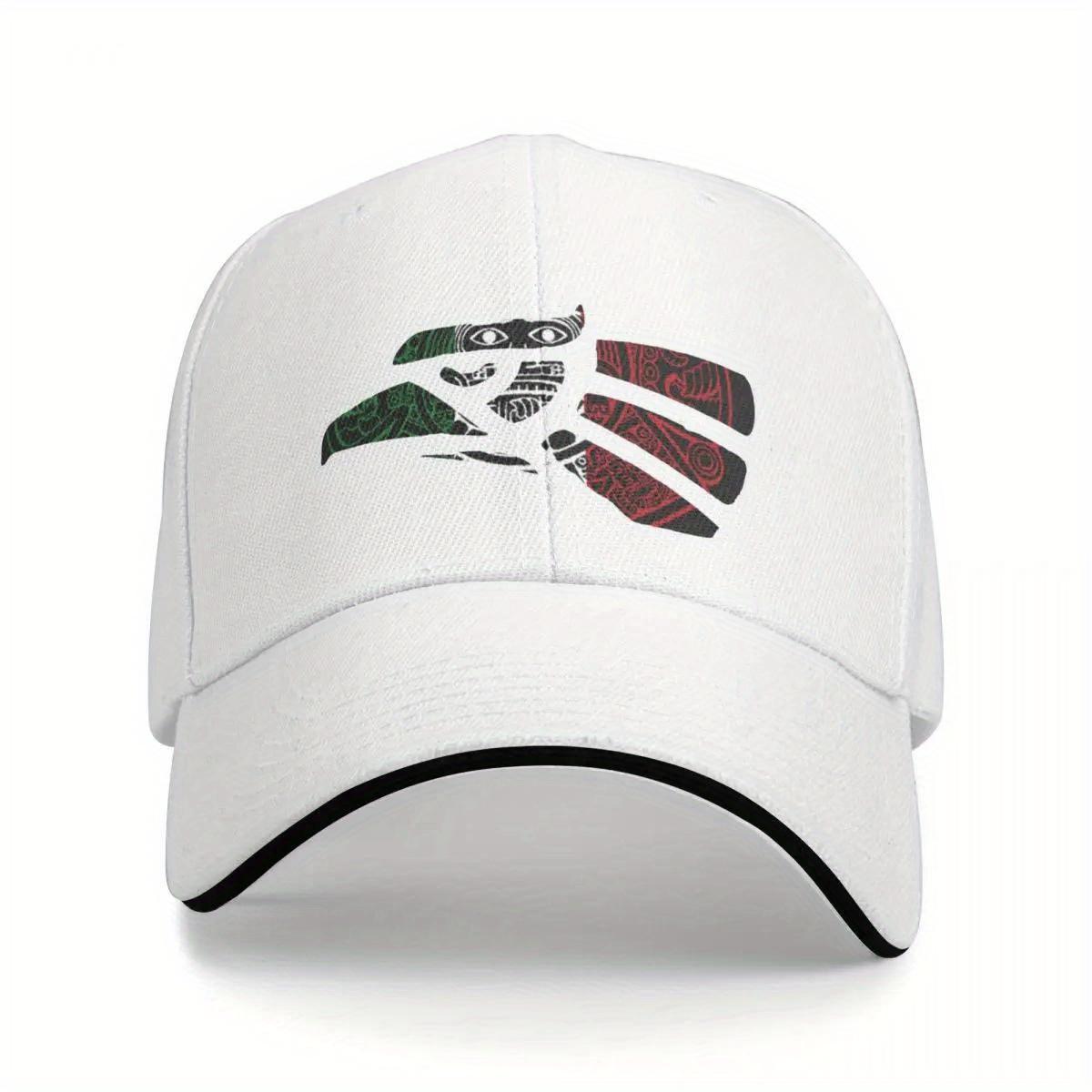 

Tribal Eagle Mexican Culture Baseball Cap Unisex Polyester Adjustable Snapback Hip Hop Hat Outdoor One Size