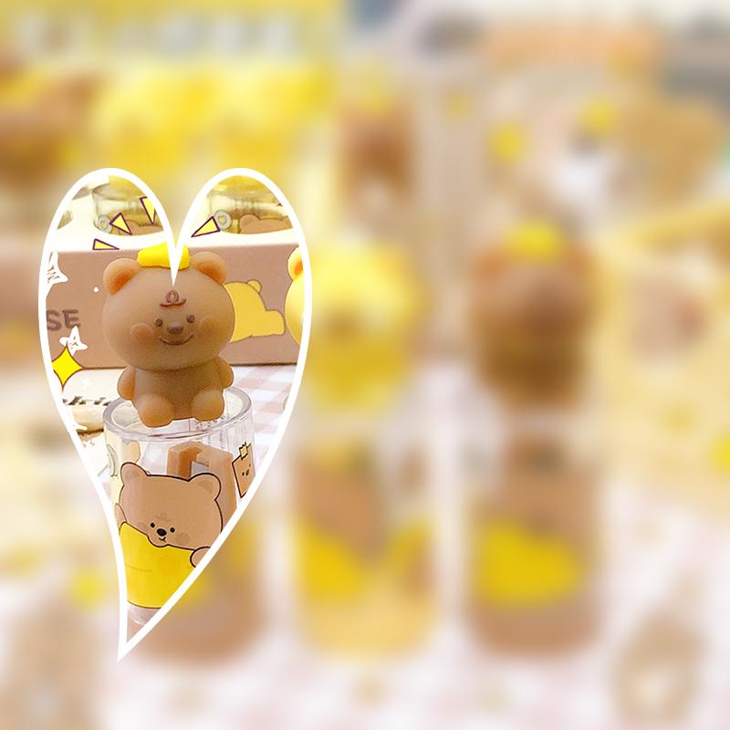 

Cheese Bear Pencil Sharpener Kawaii Stationery School Office Supplies Cute Sharpener For Pencil Creative back to school Lovely