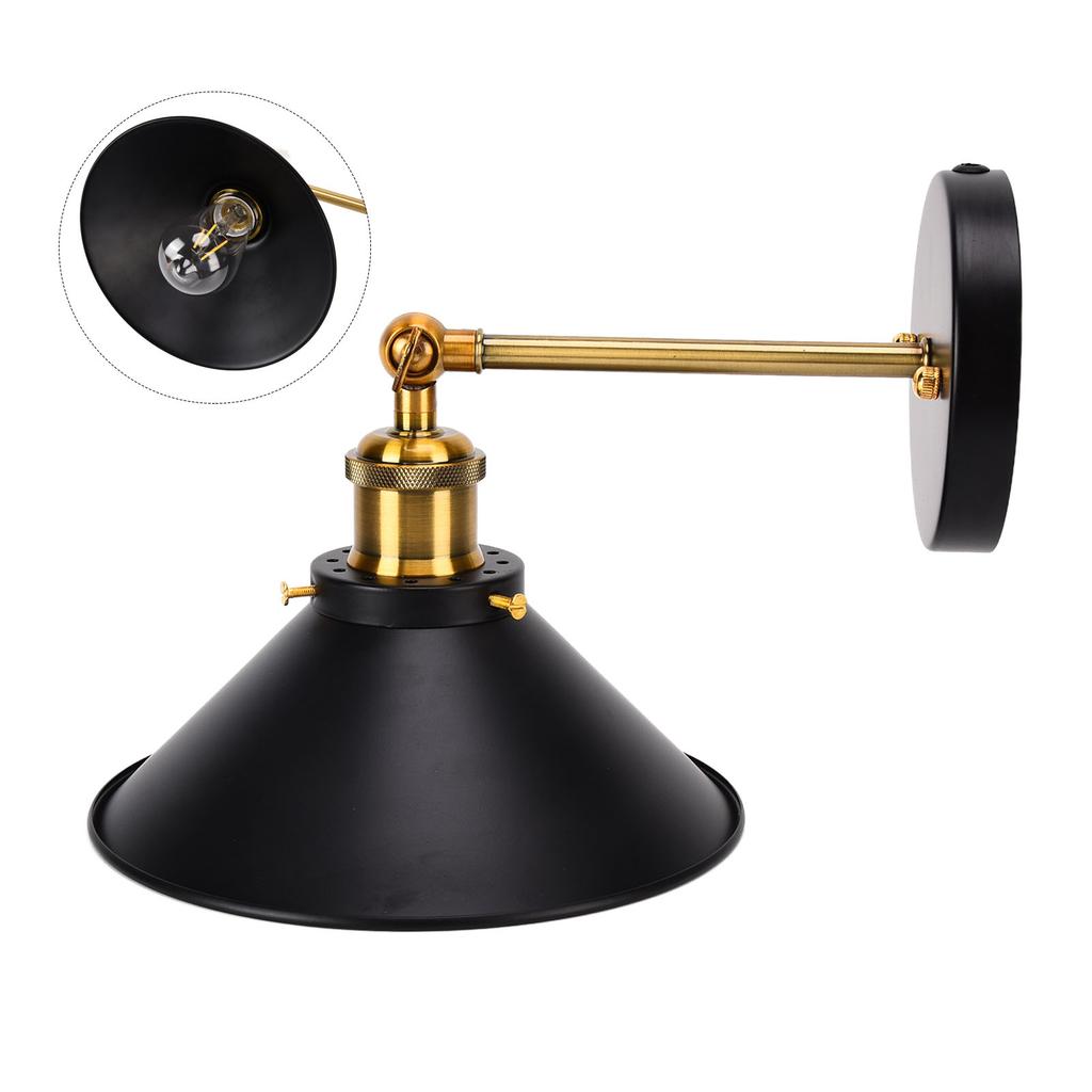 2 Set Vintage Wall Sconces E26/E27 Industrial Antique Swing Arm Wall Lights with Bulb AC