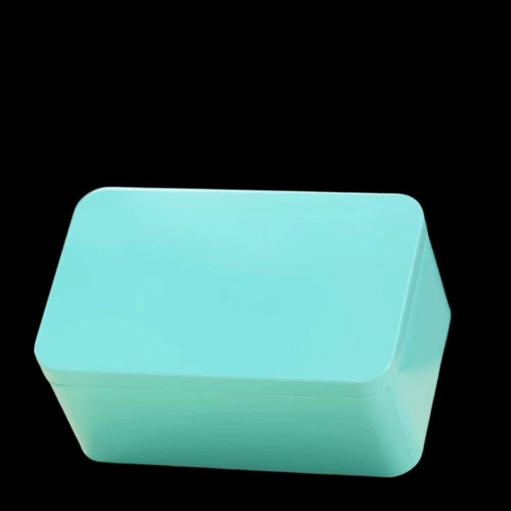 Solid Color Tea Container Square Empty Cans Gift Jars Card Box Home Storage
