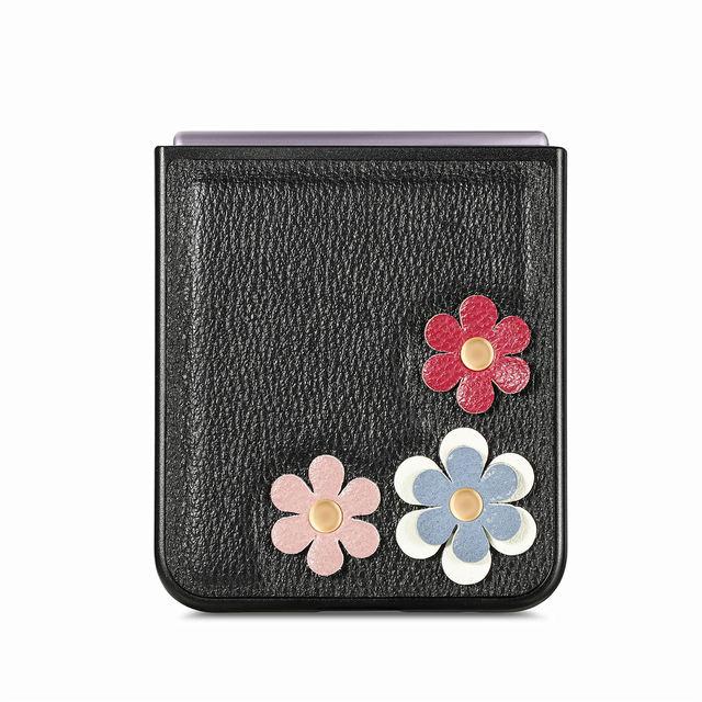 

Противоударный тонкий легкий кожаный чехол для Samsung Galaxy Z Flip4 5g Flip 4 Zflip4 Аксессуары для телефонов Samsung Z Flip 4 for Samsung Z Flip 4 чёрный