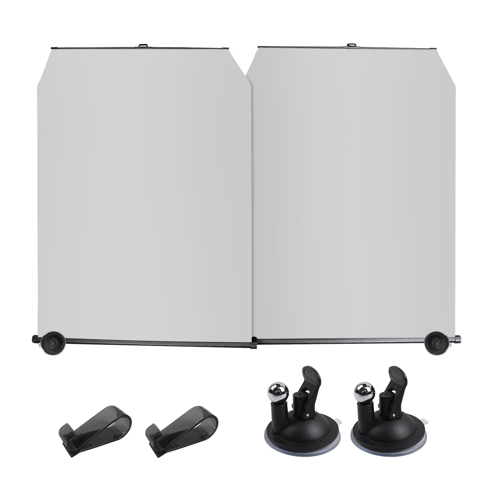 

Солнцезащитный козырек для автомобиля, Рулонный тип, Передний Автоматический рулонный тип, Шторка, Регулируемый угол присоски, Rolled sunshade серебряный