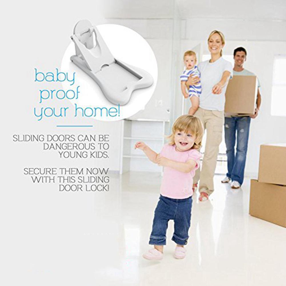 Trendy Sliding Door Lock For Child Safety Baby Proof Doors