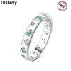 Orstarry Copper Green Butterfly Insects Closed Ring For Women Finger Ring Personality Jewelry Party Trendy Gifts