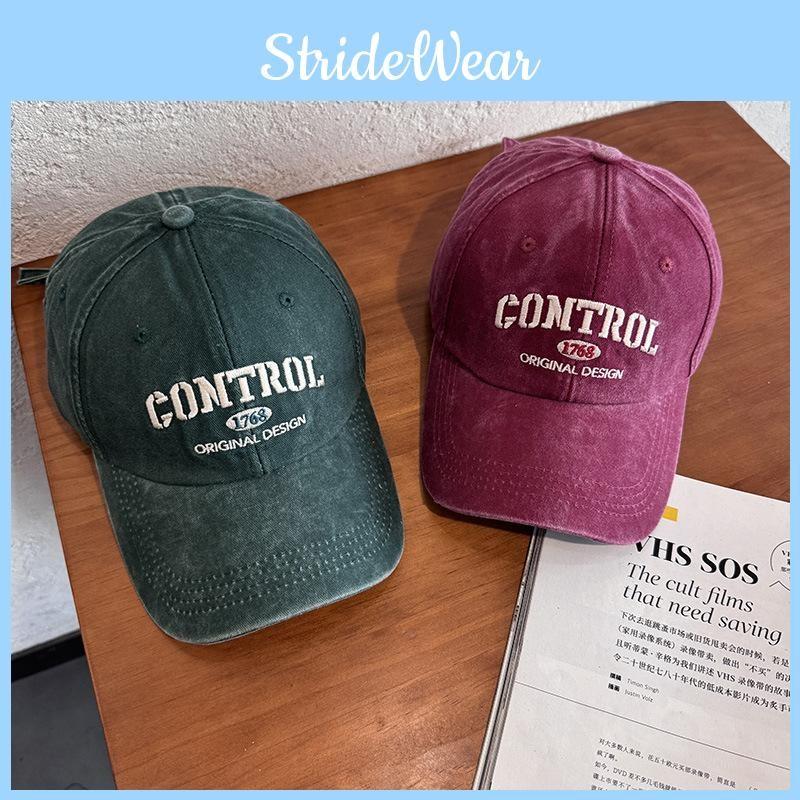 Retro Street Style Letter Embroidery Neutral Casual Baseball Cap For All Seasons