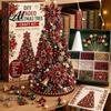Zero-based Beading Material Kit DIY Christmas Tree for Adults Beginners Handmade 3D Ornament with Full Miniature Forest Desktop Display Tools