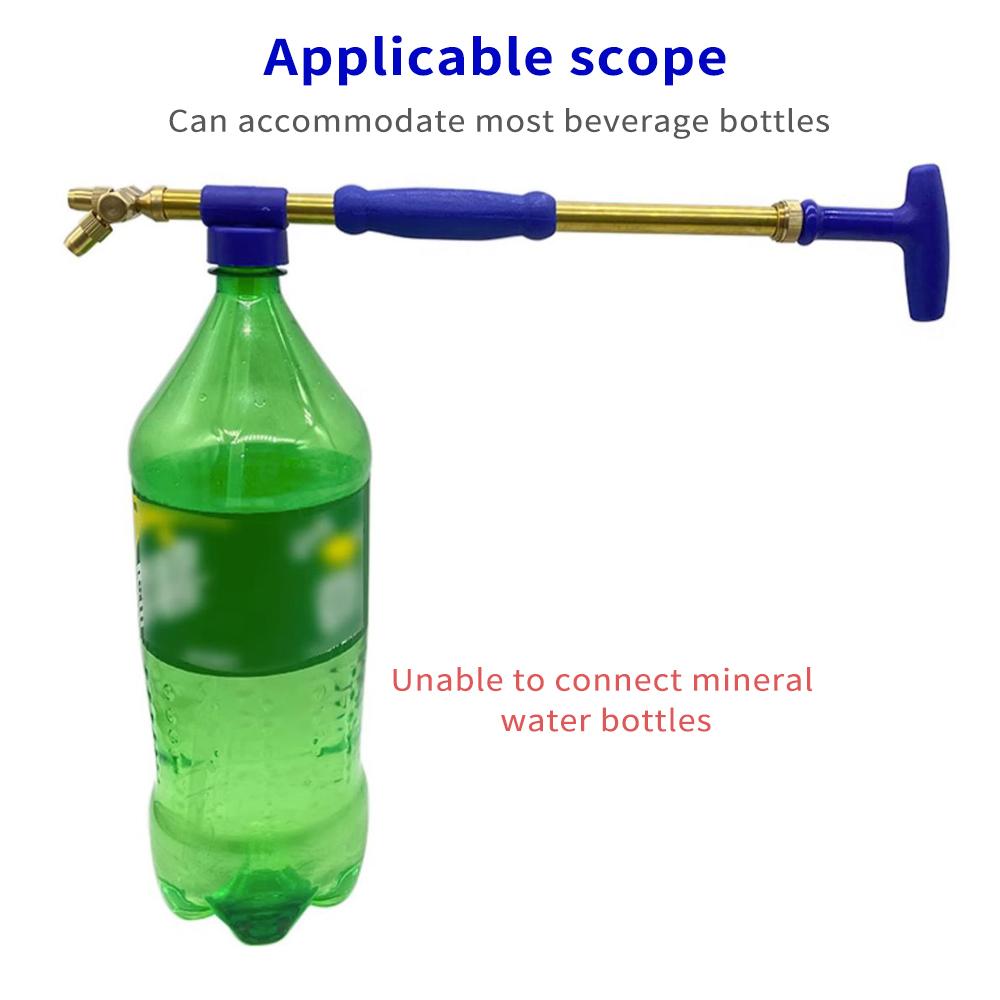 Pulverizador de Garrafa Manual de Jardim Pulverizador Manual Pulverizador de Água Garrafa com Bico de Cobre Ajustável Adequado para