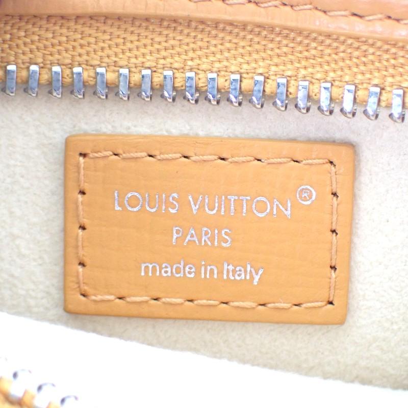 LOUIS VUITTON  M02699 Bag charm Orange/Navy leather Women