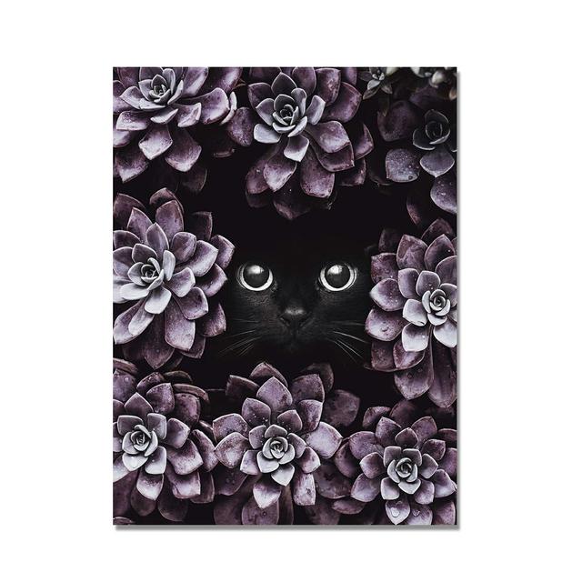 

Современные цветы, животные, холст, живопись, лев, тигр, олень, зебра, постеры и принты, настенная картина для гостиной, скандинавский домашний декор 21*30cm